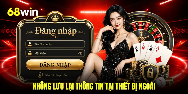 Không lưu lại thông tin tại thiết bị ngoài
