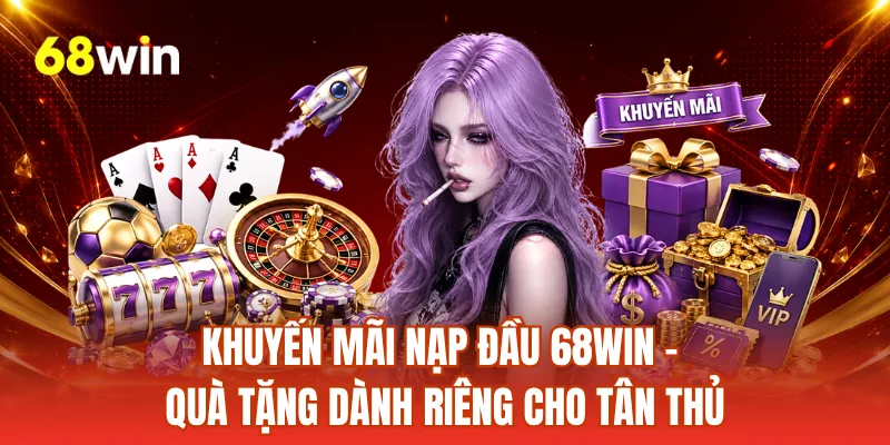 Khuyến Mãi Nạp Đầu 68WIN - Quà Tặng Dành Riêng Cho Tân Thủ